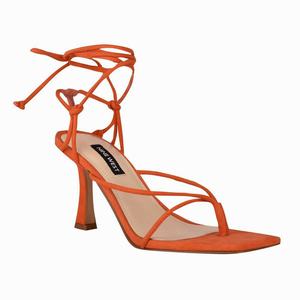 Nine West Yarin Ankle Wrap Sandalen Met Hak Oranje Nederland | ZPS-679042